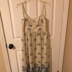 Maxi Dress with gorgeous blue details